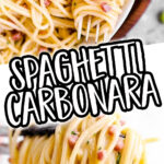 Spaghetti Carbonara Rezept Pin 1