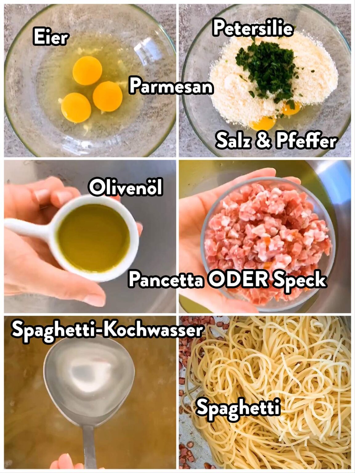 Spaghetti Carbonara Rezept: Den Klassiker ganz einfach selbst gemacht!