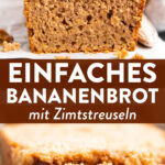 Bananenbrot mit Zimtstreusel Bild Pin 1