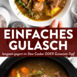 Slow Cooker Gulasch Bild Pin