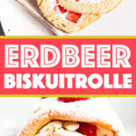 Erdbeer Biskuitrolle Bild Pin