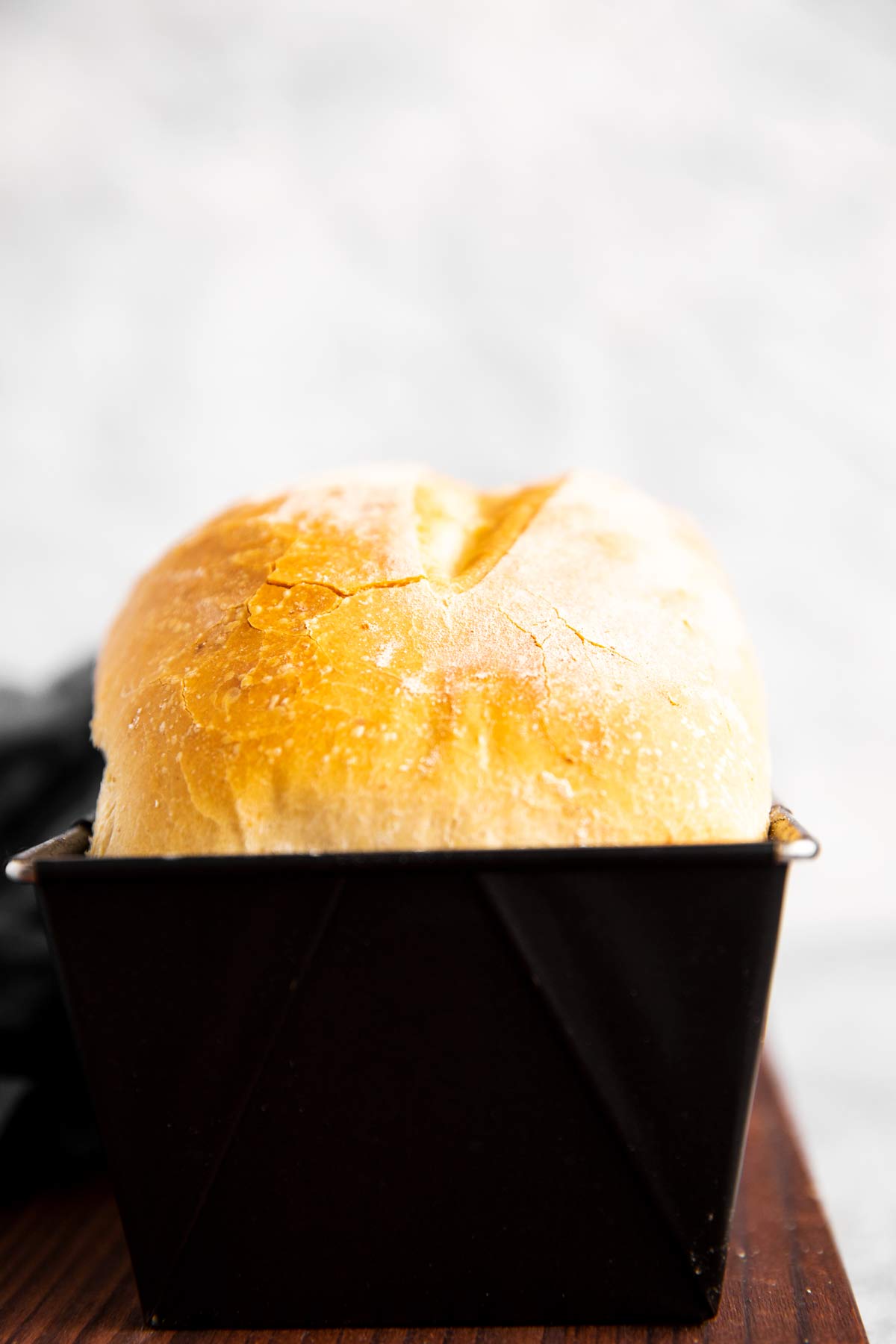 Brot in Kastenform von Vorne