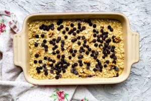 Baked Oatmeal ungebacken