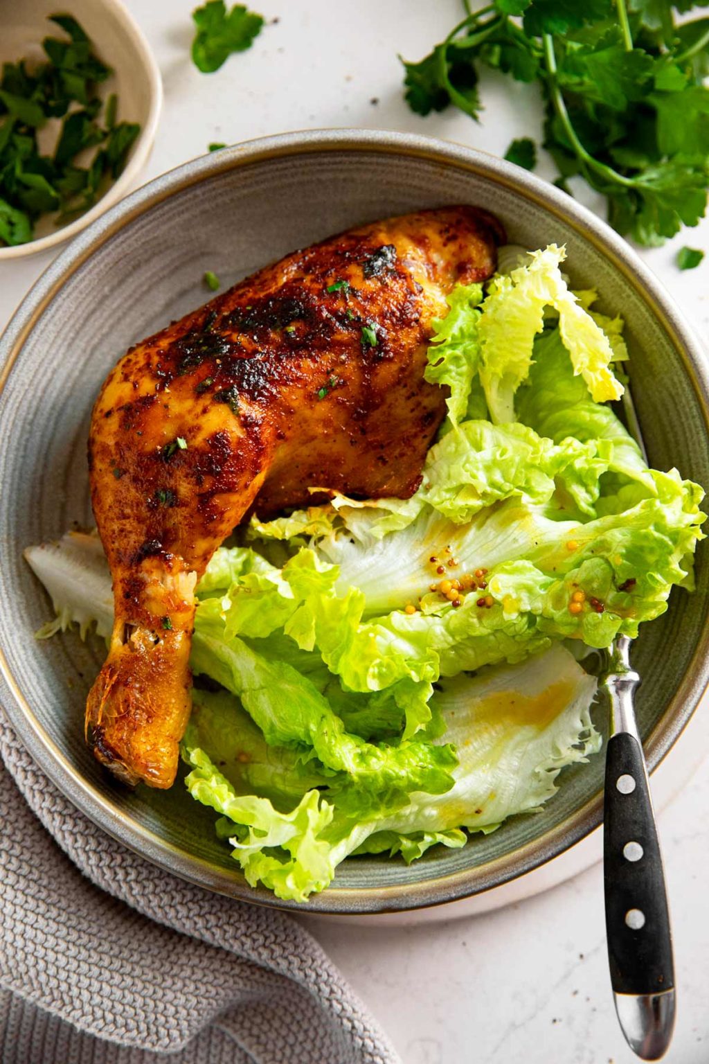 Hähnchenschenkel im Backofen Rezept - AlltagsKitchen