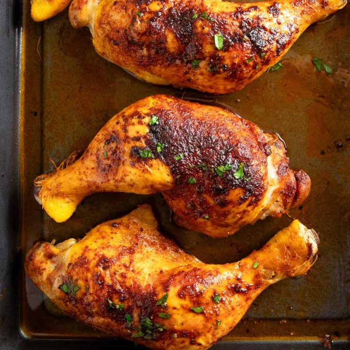 Hähnchenschenkel im Backofen Rezept - AlltagsKitchen