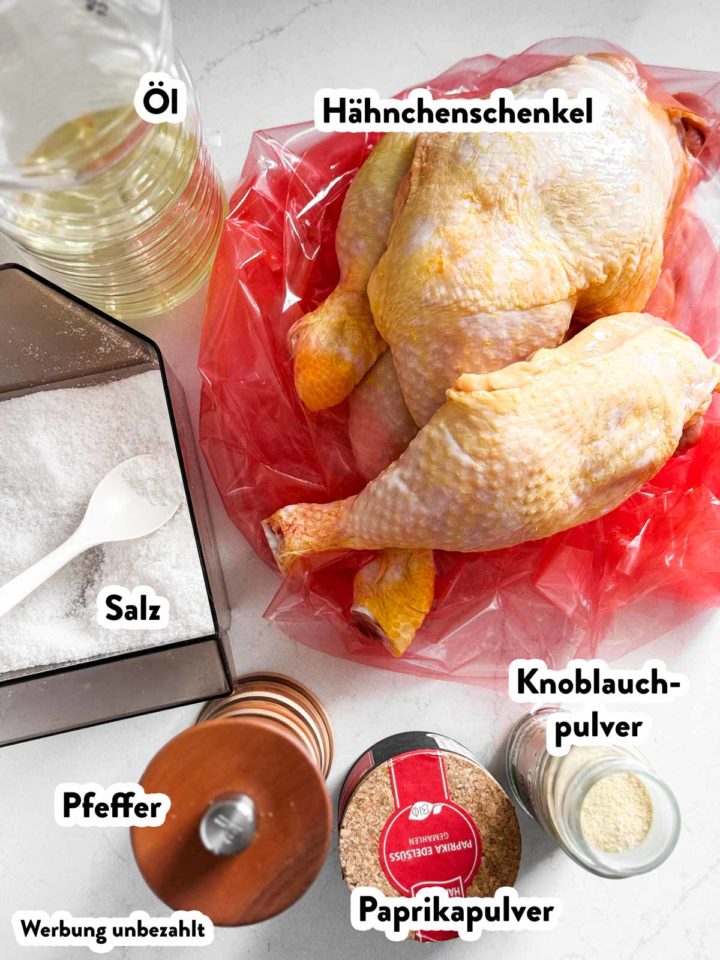 Hähnchenschenkel im Backofen Rezept - AlltagsKitchen